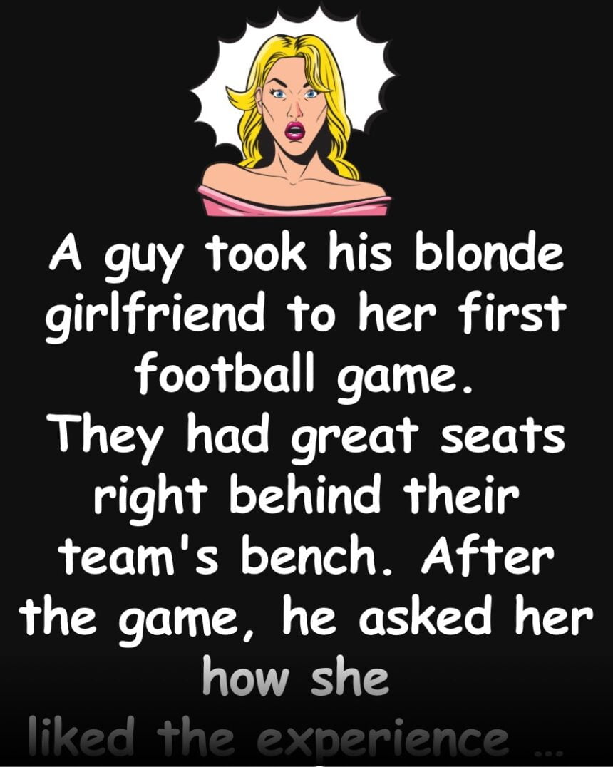 Blonde's Football Confusion: The Quarterback Mystery