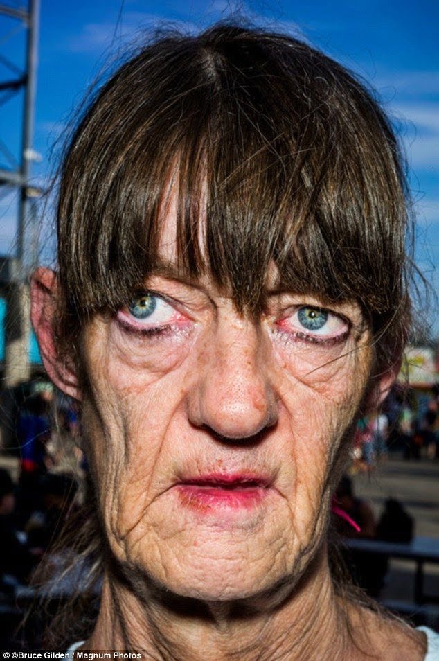 Now THAT'S a mug shot! Photographer takes snaps of 'real people' in series of unflinching portraits
