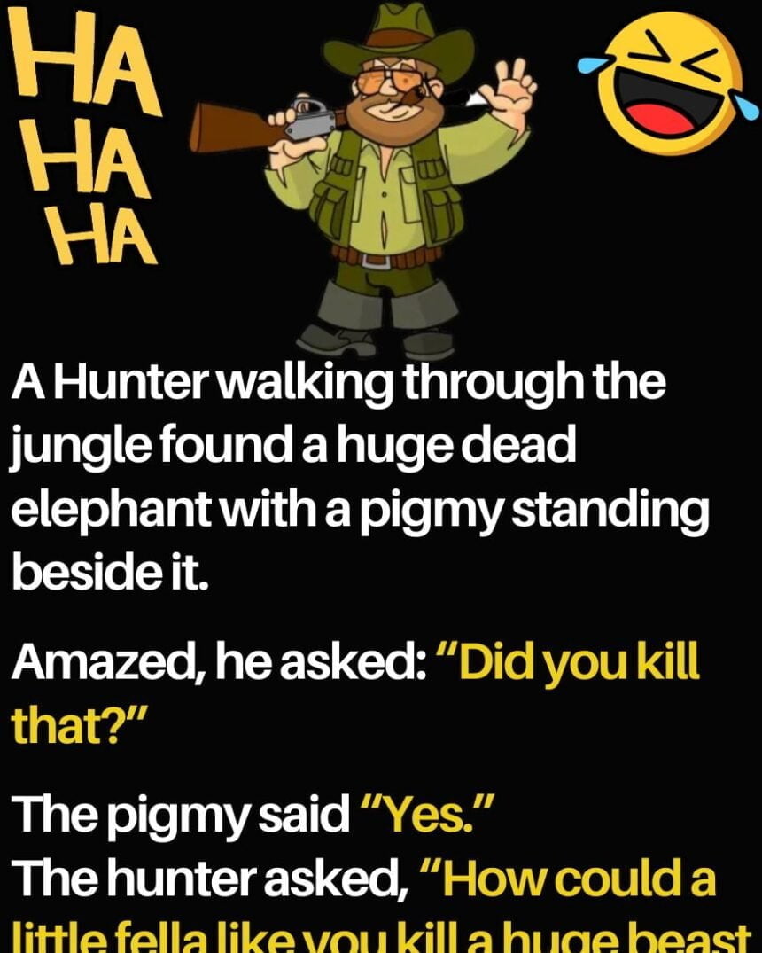 A Hunter walking through the jungle