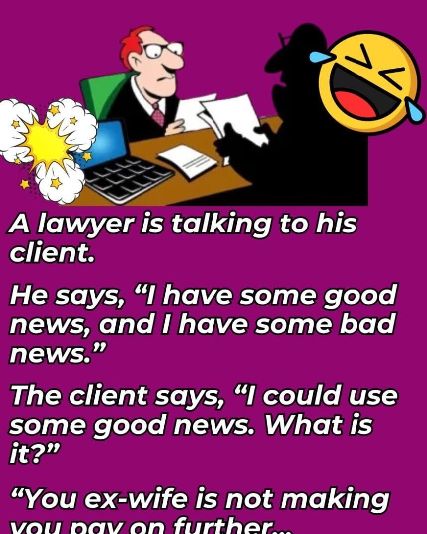 A lawyer is talking to his client