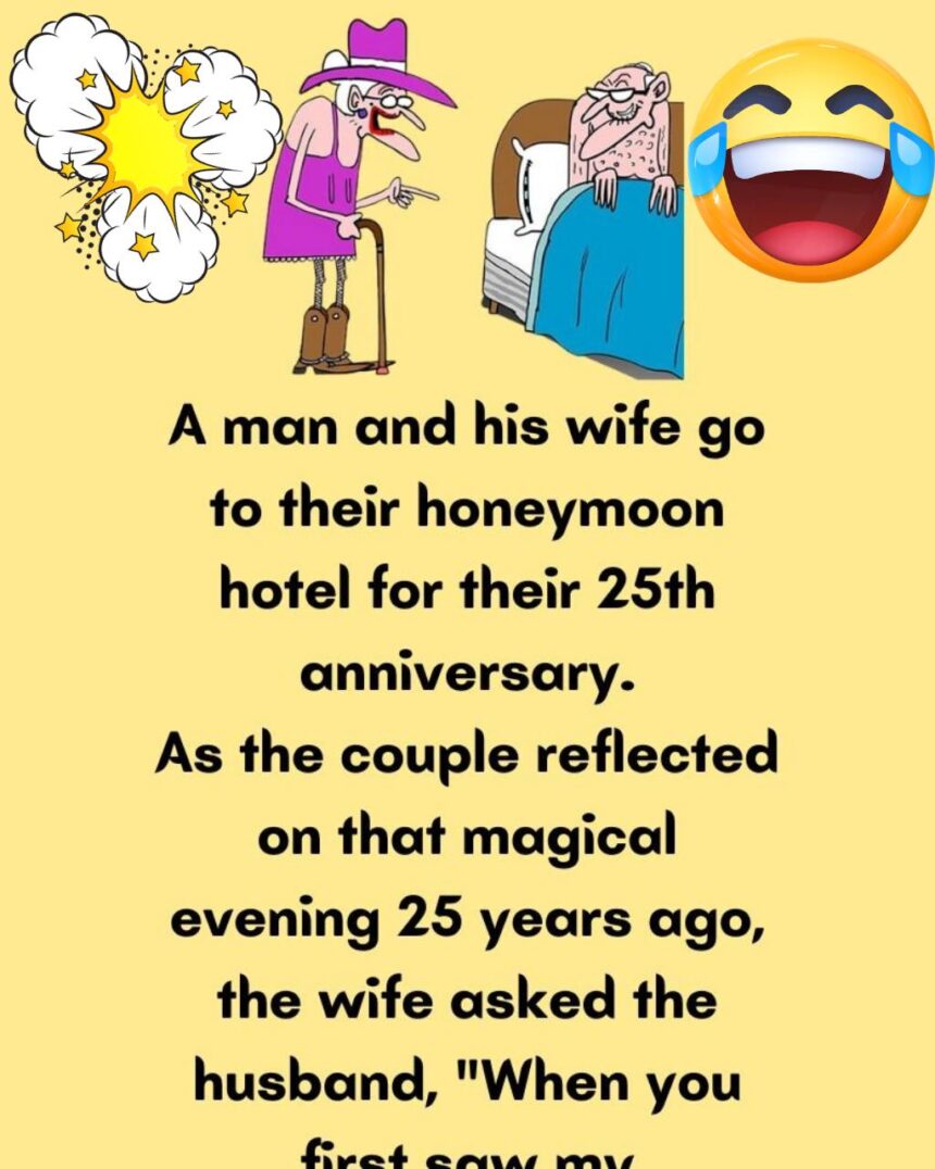 A man and his wife go to their honeymoon