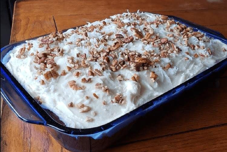 Italian Cream Sheet Cake