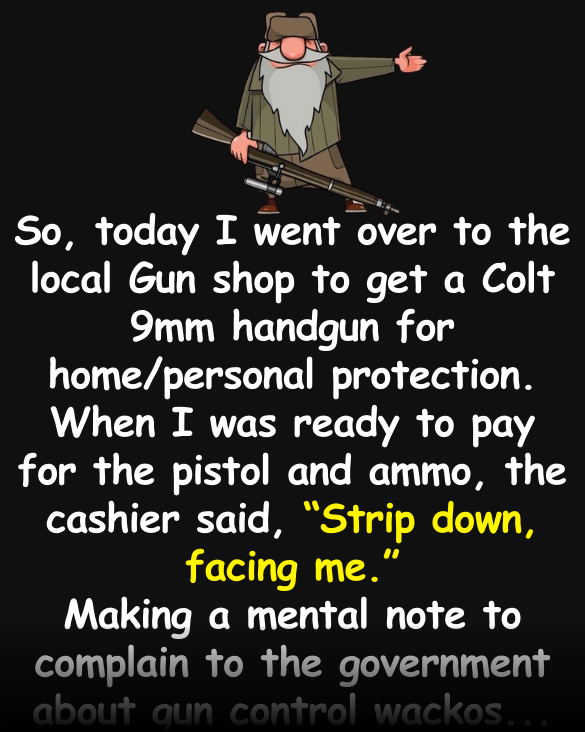 The Old Man Went To Buy A Gun, But Never Expected This To Happen