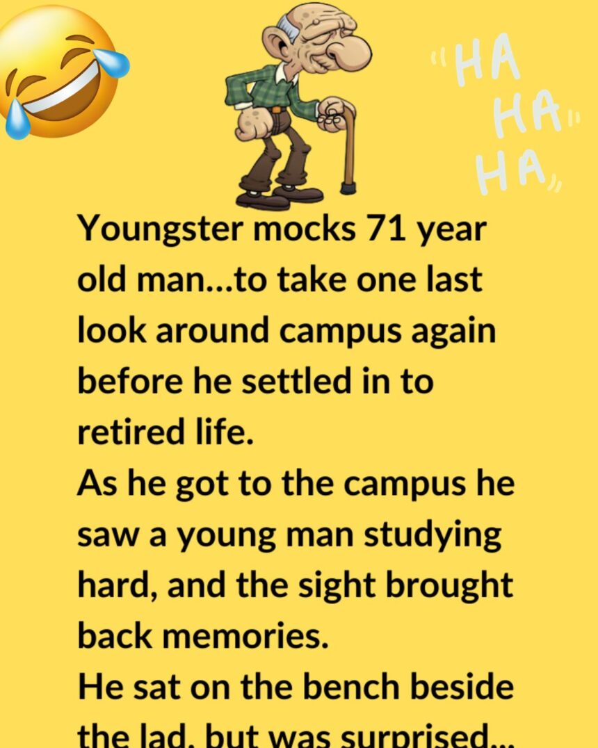 Youngster Mocks 71 Year Old Man