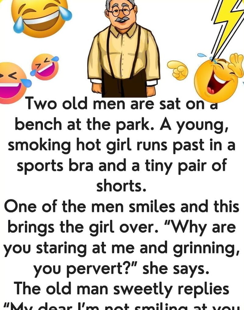 Old Men Sitting On A Bench