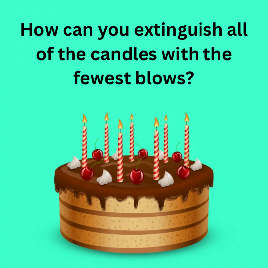 The 7 candles logic puzzle