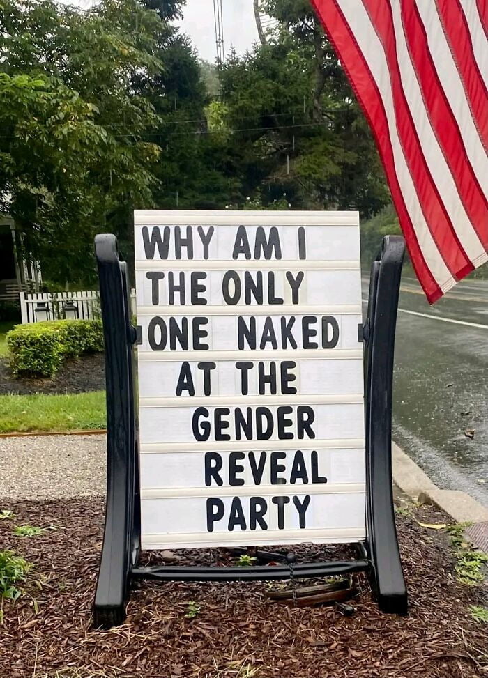 WHY AM I THE ONLY ONE NAKED AT THE GENDER REVEAL PARTY