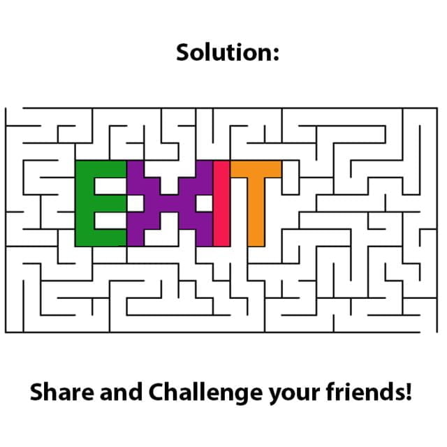 Only Smart People Will Find The Exit!