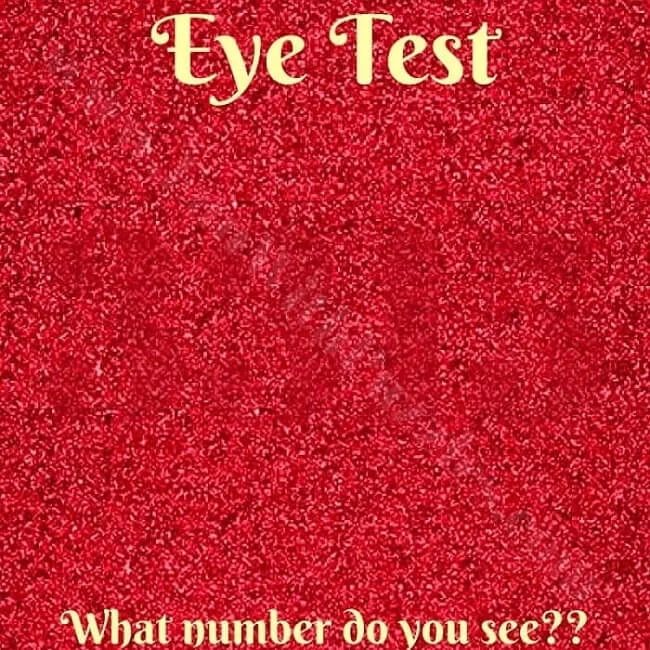 Eye Test-What Number Do You See?