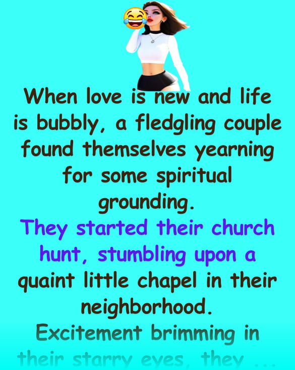 Funny Joke Of The Day – The Young Couple Go To Church, but this happens!