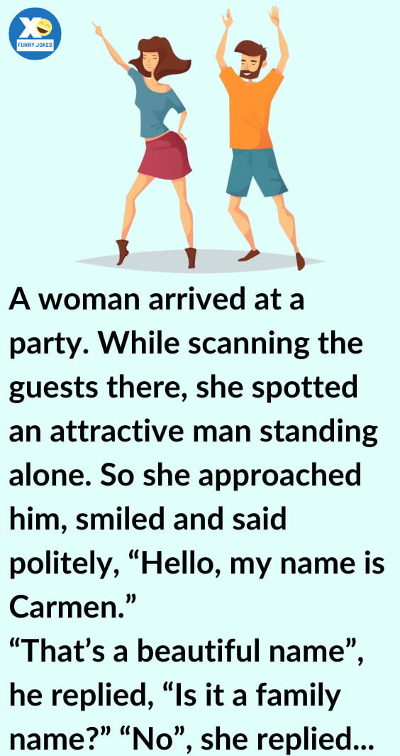 A Woman Arrived At a Party