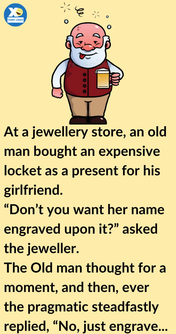 An Old Man Bought An Expensive Locket