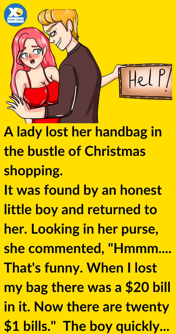 Lady Loses Her Handbag