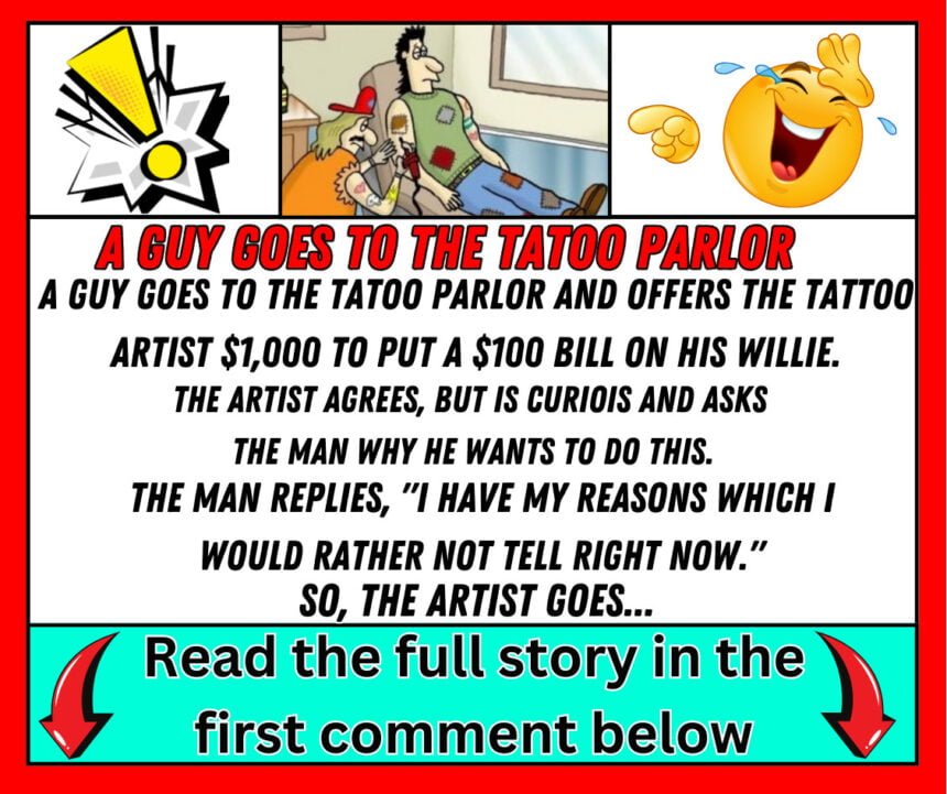 A Guy Goes to the Tatoo Parlor