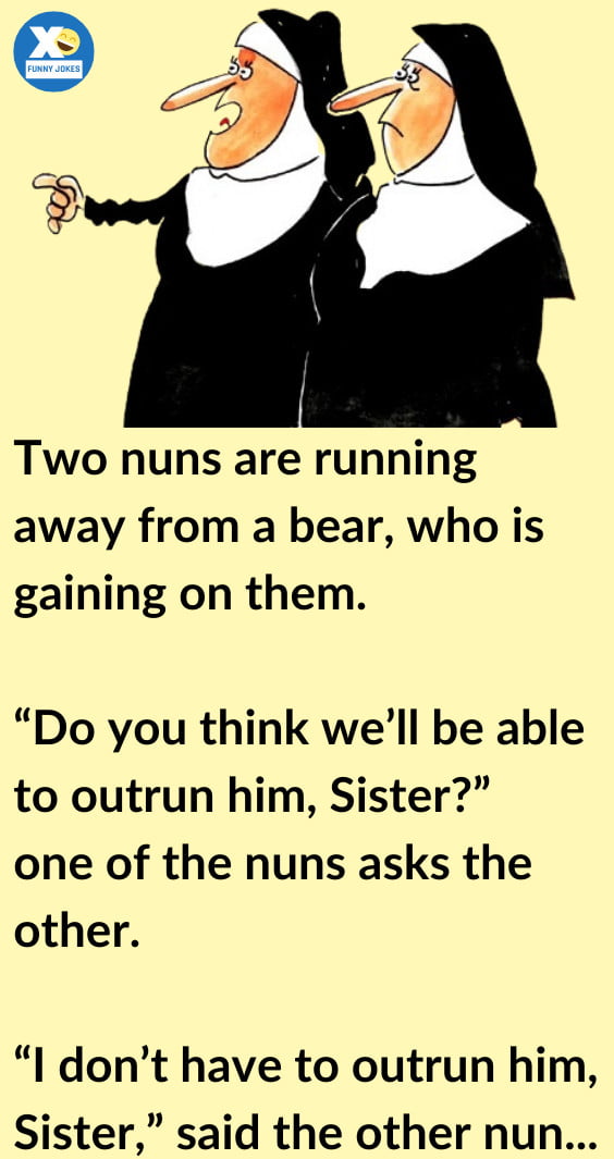 Two Nuns Are Running