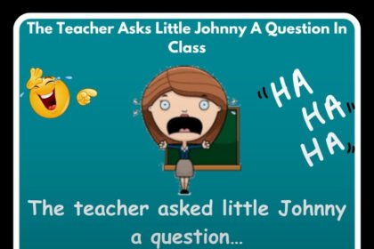 The Teacher Asks Little Johnny A Question In Class