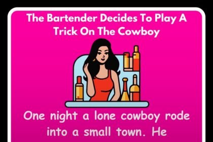 The Bartender Decides To Play A Trick On The Cowboy