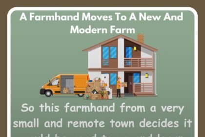 A Farmhand Moves To A New And Modern Farm