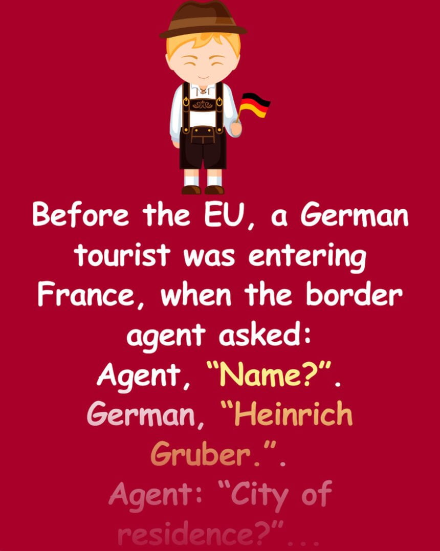 "Lost in Translation: The German Tourist's Border Mix-Up"