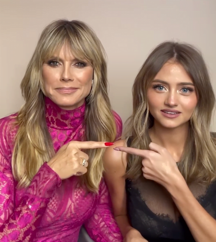 Supermodel Heidi Klum, 50, Appeared in a Hot Duo for a Lingerie Campaign With Her 19-Year-Old Daughter