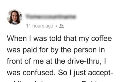 Girl Pays for the Coffee of the Person Behind Her, Sparks a Chain of Good Deeds for the Entire Day