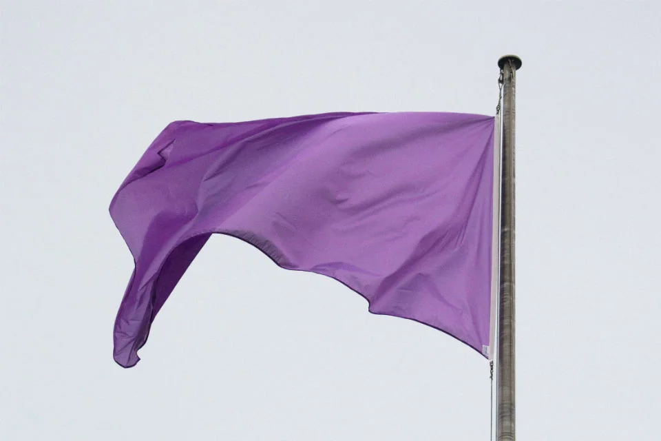 The Meaning of a Purple Flag at the Beach