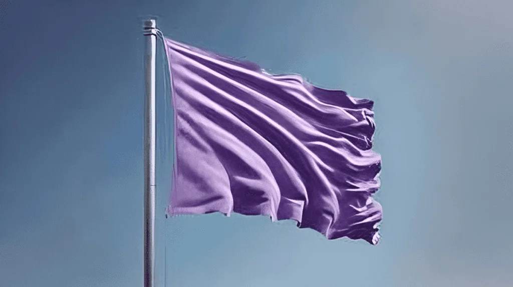 The Meaning of a Purple Flag at the Beach