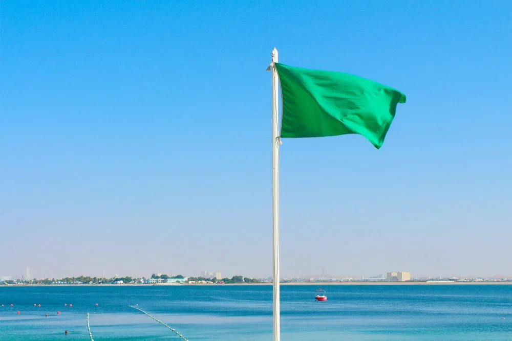 The Meaning of a Purple Flag at the Beach