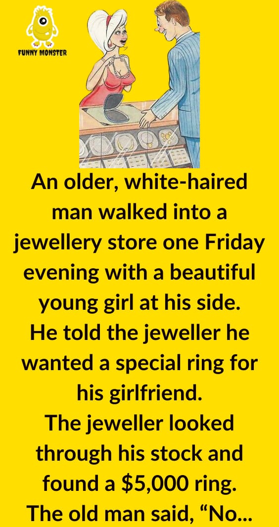 He Told The Jeweller He Wanted Ring