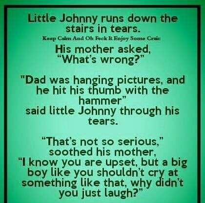 Little Johnny’s Hilarious Reaction to Dad’s Hammer Mishap