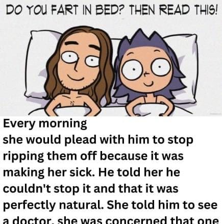 Do you fart in bed ?