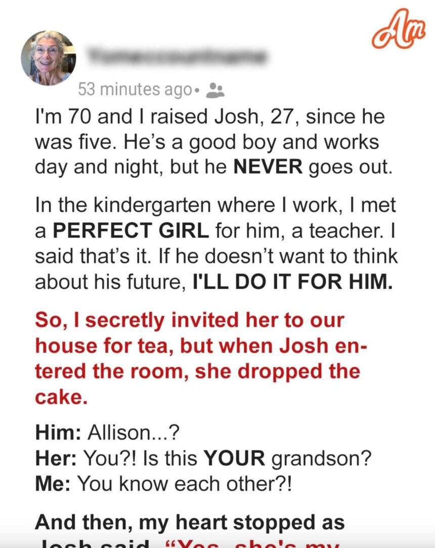 I Asked My Colleague to Meet My Single Grandson in Secret — My Heart Stopped When They Laid Eyes on Each Other