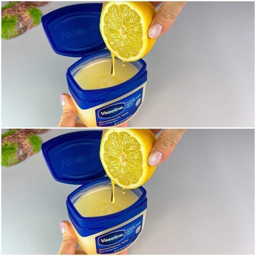 Beauty Benefits of Vaseline and Lemon