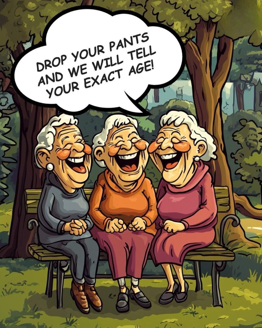 Daily Joke: Three mischievous grandmas