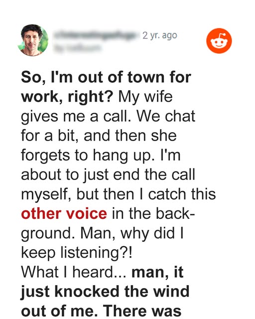 Woman Fails to End Call, Husband Accidentally Overhears Her Conversation – Story of the Day