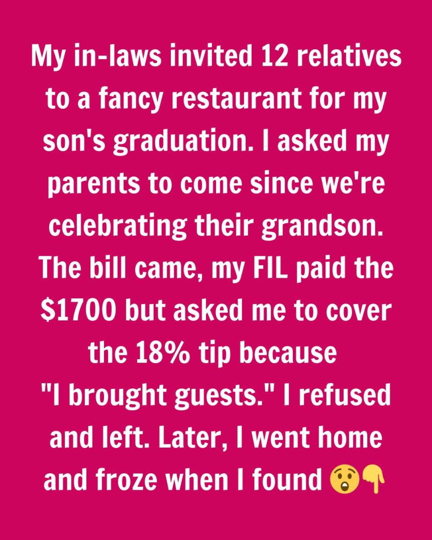 I Refused to Tip $300 After Being Invited to a Dinner