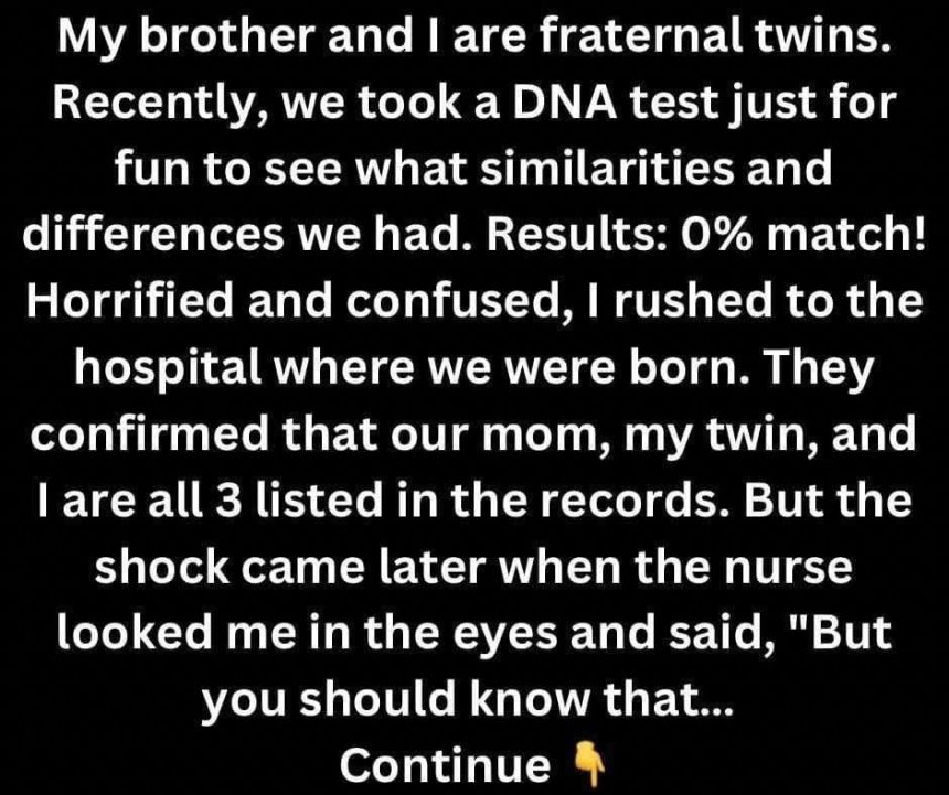 My Twin and I Took a DNA Test for Fun, Only to Discover a Shocking Family Secret