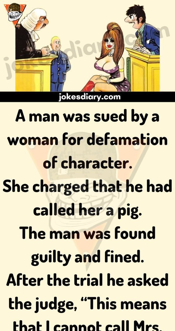 She charged that he had called her a pig