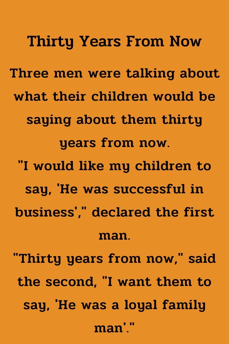Thirty Years From Now