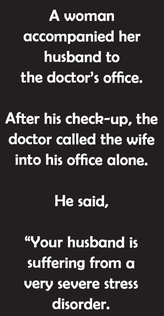A Woman Accompanied Her Husband.