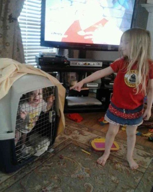 Babysitter Caged My Daughter—Her Chilling Response When I Found Them