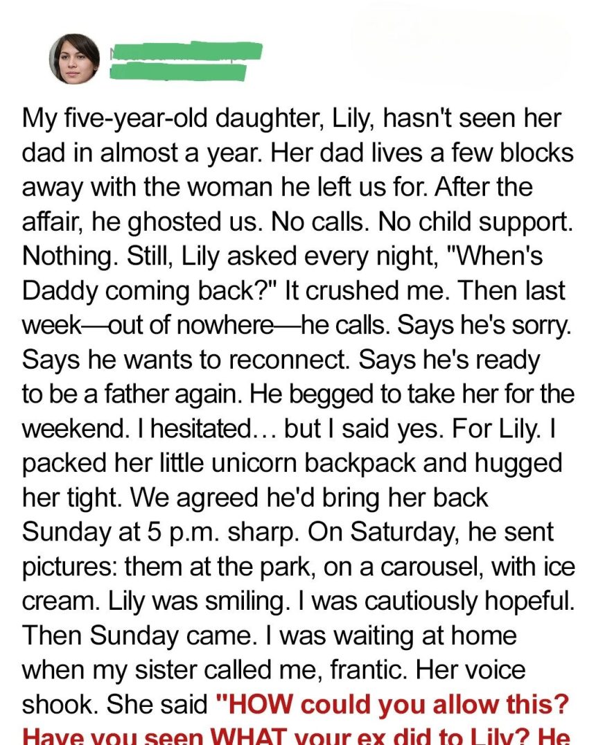 My Ex Said He Wanted to Reconnect with Our Daughter – If I Only Knew His True Motives