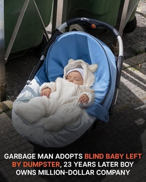 Garbage Man Adopts Blind Baby Left by Dumpster, 23 Years Later Boy Owns Million-Dollar Company — Story of the Day
