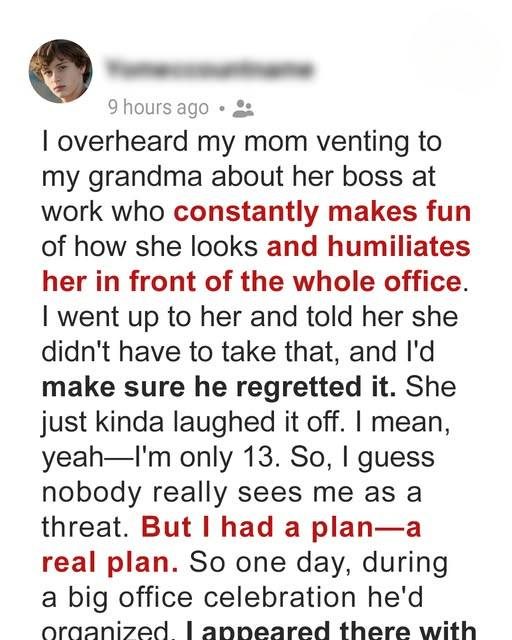 He Mocked My Mom Behind Her Back — So I Confronted Him in Front of Everyone 1 Usa People He Mocked My Mom Behind Her Back — So I Confronted Him in Front of Everyone