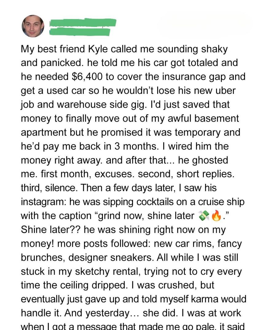 He Took My $6,400 and Vanished — Then a “Wrong Transfer” Brought Karma Crashing Down 1 Usa People He Took My $6,400 and Vanished — Then a “Wrong Transfer” Brought Karma Crashing Down