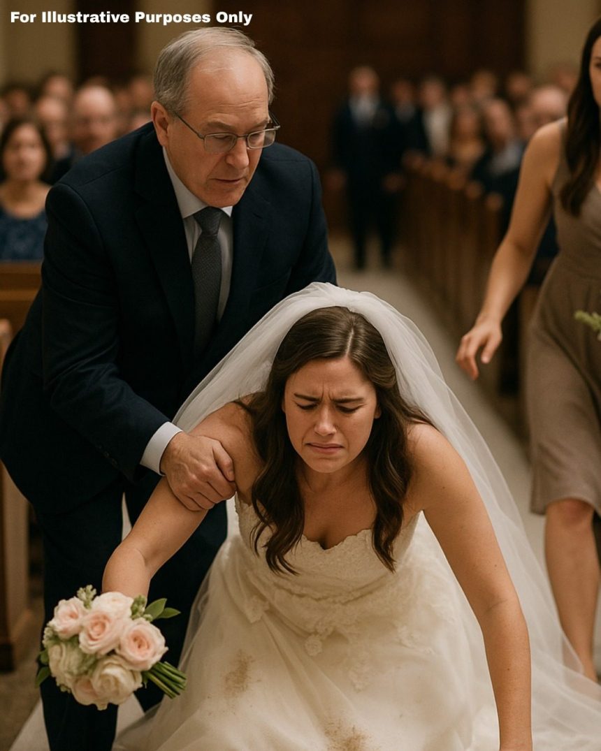 My Stepsister Tripped Me As I Walked Down the Aisle at My Wedding – But What My Dad Did the Next Day Made Her Pale