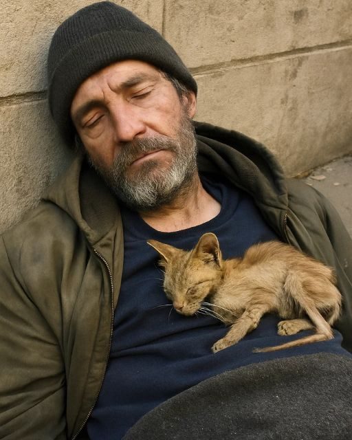 He Had No Home, No Family—except for the Cat That Slept on His Chest Every Night. “she Chose Me,” He Said. “that’s All That Matters.” 1 Usa People He Had No Home, No Family—except for the Cat That Slept on His Chest Every Night. “she Chose Me,” He Said. “that’s All That Matters.”