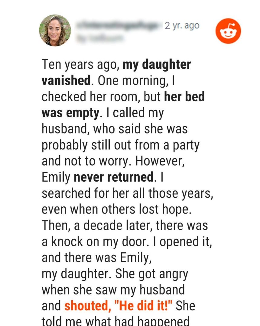 Teenage Girl Vanishes, Reappears 10 Years Later on Family’s Doorstep & Points Finger at Stepfather – Story of the Day