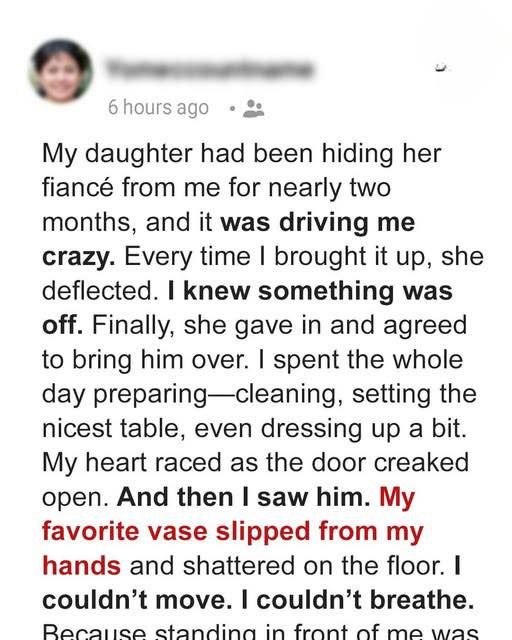When My Daughter Introduced Her Fiancé, I Couldn’t Believe My Eyes