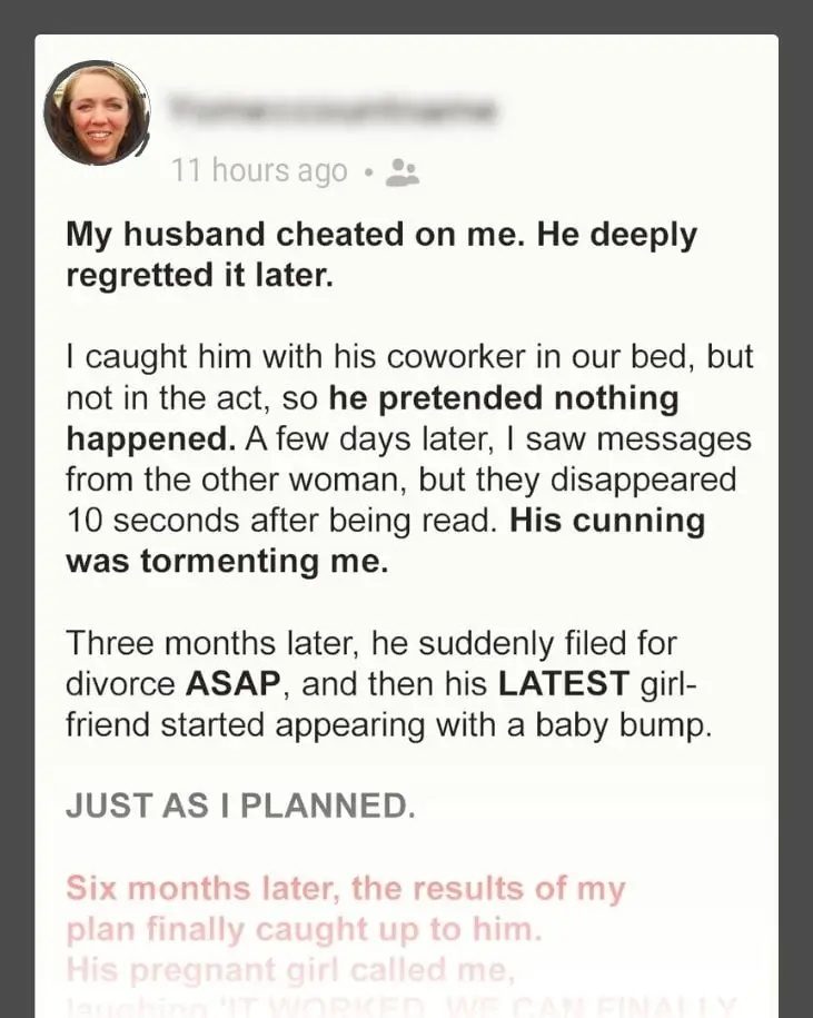 My Husband Cheated On Me, Then His Pregnant Girlfriend Called Me & Said, ‘It Worked’ 1 Usa People My Husband Cheated On Me, Then His Pregnant Girlfriend Called Me & Said, ‘It Worked’